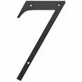 Ornatus Outdoors 6 in. Nail-On Black Plastic House Number - 7 OR3514205